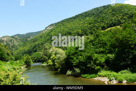 Paesaggi incontaminati in western Serbia. Foto Stock