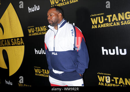 New York, Stati Uniti. 04 Sep, 2019. Raekwon (Corey Woods) assiste Wu-Tang: Un American Saga Premiere detenute a Metrograph in New York City. Credito: SOPA Immagini limitata/Alamy Live News Foto Stock