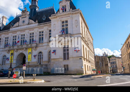 Niort, Francia - 11 Maggio 2019: Municipio di Niort Deux-Sevres Poitou-Charentes Francia Foto Stock