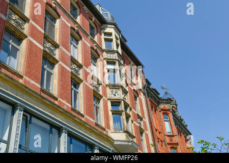 Altbau, Karmarschstrasse, Hannover, Niedersachsen, Deutschland Foto Stock