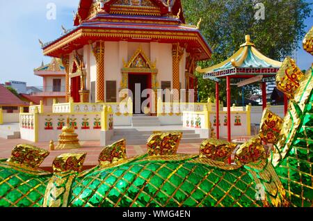 Wat Chayamangkalaram Foto Stock