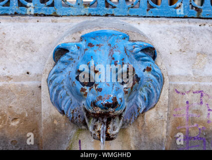 Vicino a Fontana Sainte-genevieve a Parigi, Francia Foto Stock