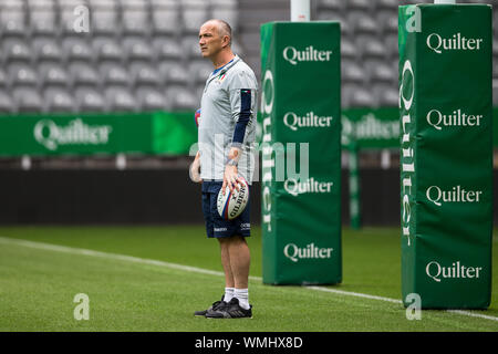 Newcastle, Regno Unito. 05 Sep, 2019. NEWCASTLE UPON TYNE, Inghilterra. Settembre 5th Connor O'Shea durante l Italia del capitano di eseguire presso il St James Park, Newcastle upon Tyne Il giovedì 6 settembre 2019 (credito: Chris Lishman | MI News) Credito: MI News & Sport /Alamy Live News Foto Stock