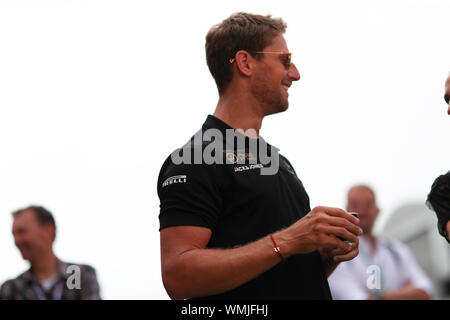 Monza, Italia. 05 apr, 2019. #08 Romain Grosjean, Haas Team di F1. GP Italia Monza 5-8 settembre 2019 Credit: Indipendente Agenzia fotografica/Alamy Live News Foto Stock