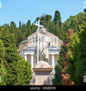 Il cimitero monumentale di Staglieno a Genova, Italia Foto Stock