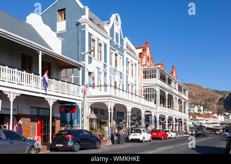 Storico di architettura coloniale nel Main St, Simonstown, Cape Town Cape Peninsula, Western Cape, Sud Africa Foto Stock