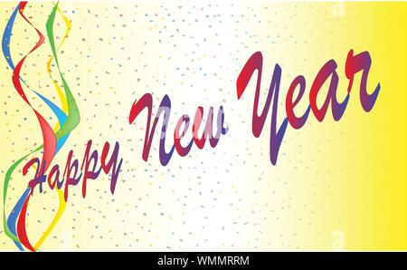 Nuovo anno celebrazione Illustrazione Vettoriale