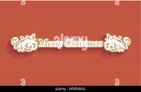 Buon Natale vacanze scheda post Illustrazione Vettoriale