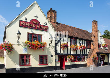 Xv secolo Il Kings Arms Pub, Park Lane, Harefield, London Borough of Hillingdon, Greater London, England, Regno Unito Foto Stock