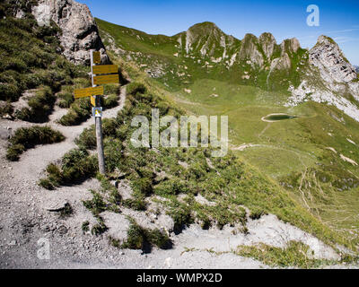 Il Col du Coin 2398m Foto Stock