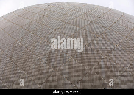 A forma di uovo edificio a cupola il Museo dello Spazio di Hong Kong Foto Stock