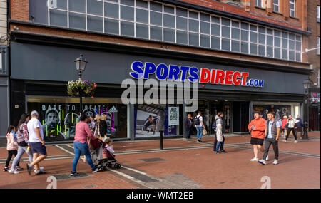 Un sport Direct Store su North Earl Street, Dublin, Irlanda. Foto Stock