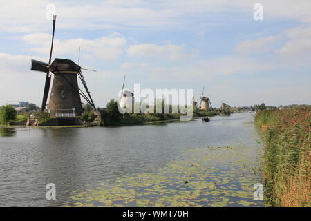 Kinderdijk nei Paesi Bassi Foto Stock