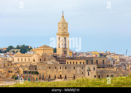 In Italia, Basilicata, provincia di Matera, Matera. Maggio 26, 2019. La Cattedrale o Duomo di Santa Maria della Bruna. Chiesa in stile romanico. Foto Stock