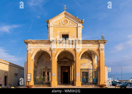 Italia Puglia Provincia di Lecce e Gallipoli. Chiesa di Santa Maria del canneto. Foto Stock