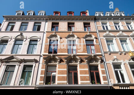 Edifici residenziali nel Suedstadt, Colonia, Germania. Foto Stock