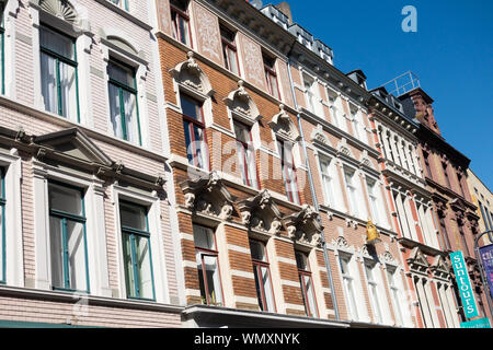 Edifici residenziali nel Suedstadt, Colonia, Germania. Foto Stock