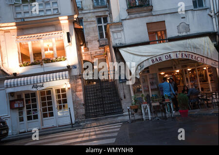 Parigi, ruhige Gassen Im ersten Arrondisment hinter dem Palais Royal - Paris, 1er Arrondisment, tranquille strade dietro il Palais Royal Foto Stock