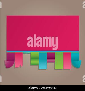 Annuncio colorati. illustrazione vettoriale Illustrazione Vettoriale