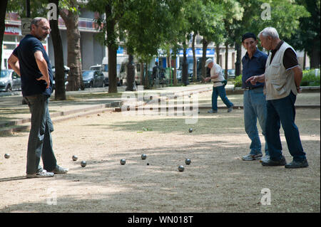 Parigi, Boulevard Richard Lenoir, Boule Foto Stock