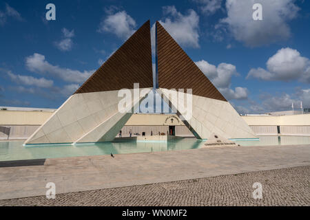 Monumento ai soldati hanno perso in guerra oltremare a Lisbona Foto Stock