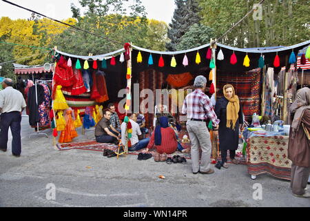 Saadabad parco nella città di Tehran, Iran Foto Stock