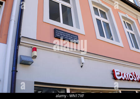 La Casa di Karl Marx ha vissuto dal 1819 al 1835 a Treviri in Germania, che ora è un negozio di souvenir
