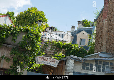 Parigi, ruhige Wohngegend - Parigi, tranquilla Mansions Foto Stock