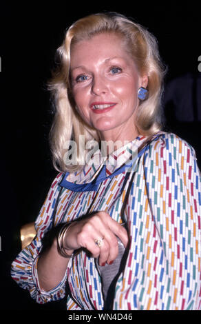 ***FILE FOTO*** Carol Lynley è passato a 77 anni di età. Carol Lynley il 1 settembre 1986 a New York City. Credito: Walter McBride/MediaPunch Foto Stock