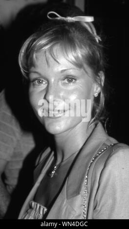 ***FILE FOTO*** Carol Lynley è passato a 77 anni di età. Carol Lynley assiste una performance di piccole volpi" al Martin Beck Theatre il 1 luglio, 1981 a New York City. Credito: Walter McBride/MediaPunch Foto Stock