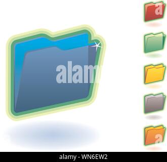 Cartella Illustrazione Vettoriale