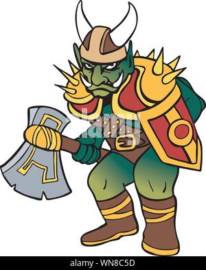 Una creatura di fantasia Illustrazione Vettoriale