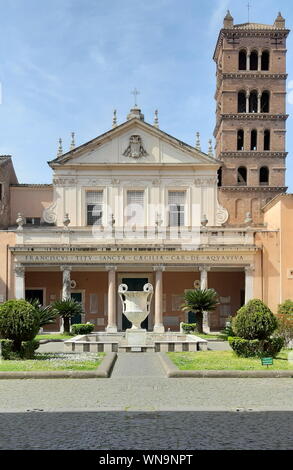 Santa Cecilia chiesa in Trastevere. Roma, Italia Foto Stock