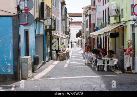 Giorno lavorativo a Ponta Delgada - São Miguel, Azzorre Foto Stock