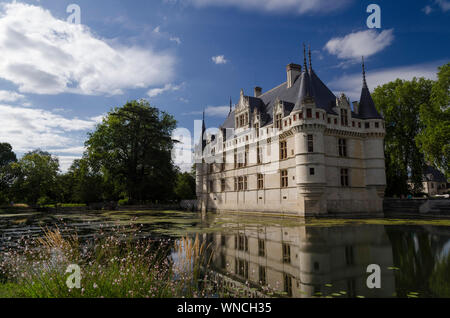 Chateau du Azay le Rideau Foto Stock