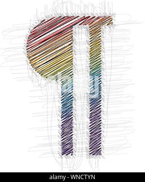 Disegnata a mano il simbolo Illustrazione Vettoriale