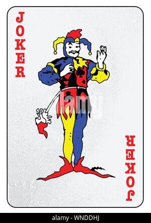 La Joker Card Illustrazione Vettoriale