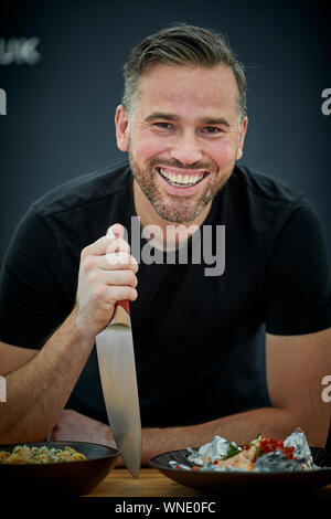 Food Festival con Chef Dean Edwards per ITV Lorena visualizza Foto Stock