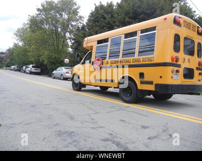 Scuolabus Foto Stock