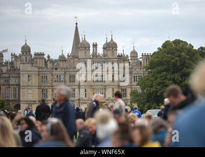 Burghley House di Stamford, Lincolnshire. Foto di PA. Picture Data: venerdì 6 settembre 2019. Vedere PA storia Burghley equestre. Foto di credito dovrebbe leggere: Giacobbe re/PA FILO Foto Stock