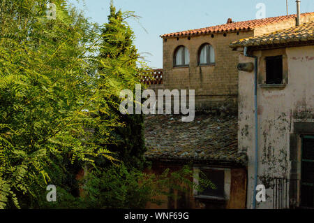 Il castello di Altafulla, Tarragona, Spagna Foto Stock