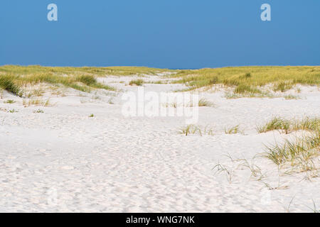 Dune sull'isola di Sylt, Germania Foto Stock