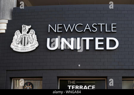 St James Park Newcastle United football Stadium di Newcastle upon Tyne Foto Stock