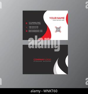 Business card modello di progetto Illustrazione Vettoriale