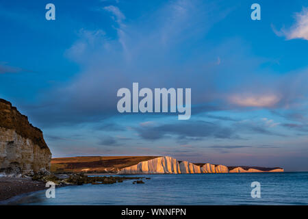 Speranza Gap, South Downs National Park, Sussex, Inghilterra Foto Stock