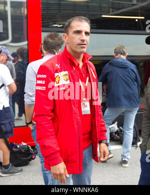 Monza, Italia. 06 Sep, 2019. Monza, Italia - 06 Settembre 2019: la FIA Formula One World Championship, il Gran Premio di Italia con Marc Gene | Utilizzo di credito in tutto il mondo: dpa/Alamy Live News Foto Stock