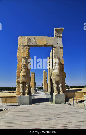 Persepolis / Iran - 30 SET 2012: Persepolis è la capitale dell'antico impero in Iran Foto Stock