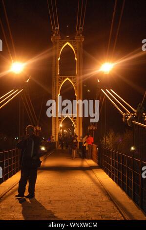 Ponte a Deir Ezzor Foto Stock