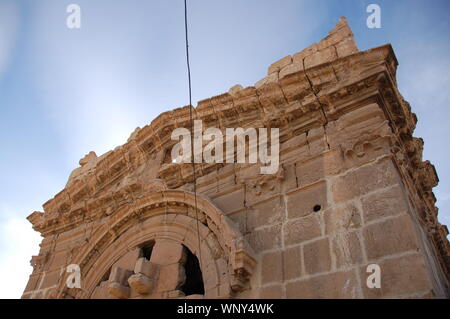 Edificio in rovina a Damasco Foto Stock