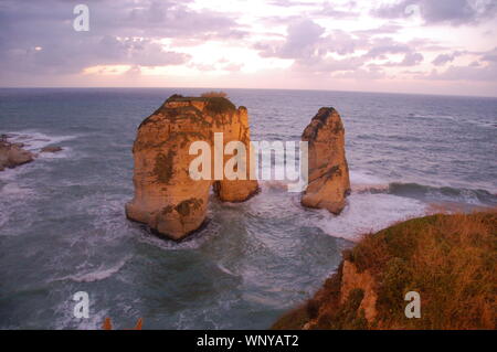 Pigeons Rock Foto Stock